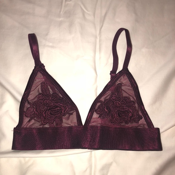 lace flower bralette